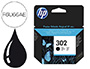CARTOUCHE HP 302 JET D'ENCRE F6U66AE COULEUR NOIR 190P