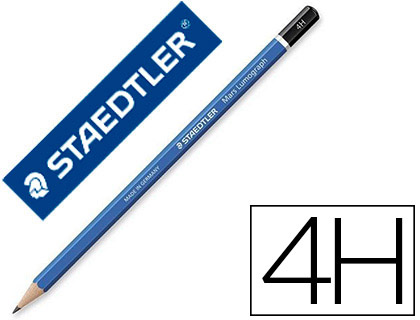 CRAYON GRAPHITE STAEDTLER MARS LUMOGRAPH 100 4H HEXAGONAL