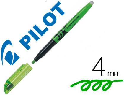 SURLIGNEUR PILOT FRIXION LIGHT CRITURE 1/3.3MM ENCRE THERMOSENSIBLE EFFAAGE PAR FROTTEMENT COLORIS VERT