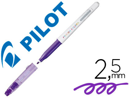 STYLO-FEUTRE PILOT FRIXION COLORS DESSIN EFFAABLE POINTE FIBRE RSISTANTE 2.5MM VIOLET