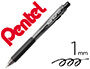 STYLO-BILLE PENTEL WOW POINTE 1MM RTRACTABLE GRIP CAOUTCHOUC CORPS TRIANGULAIRE ERGONOMIQUE ENCRE COLORIS NOIR