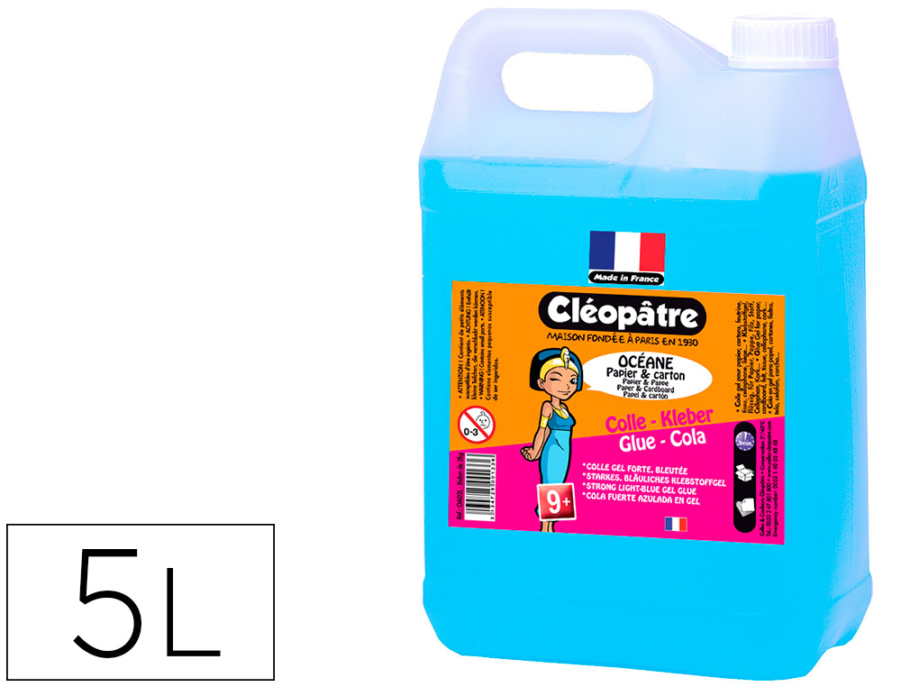 Colle transparente Cléopâtre, 5 L 33908