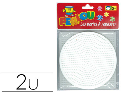 Hama Perles à repasser midi + plaque à picots, pot plastique