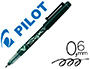 STYLO-FEUTRE PILOT V SIGN PEN CRITURE MOYENNE 0.6MM POINTE FIBRE POLYESTER ENCRE INTENSE LIQUIDE NIVEAU VISIBLE NOIR