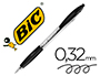 STYLO-BILLE BIC ATLANTIS CRITURE MOYENNE 0.5MM ENCRE DOUCE BILLE RCTRACTABLE CORPS CRISTAL CLIP GRIP PRHENSION NOIR