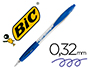 STYLO-BILLE BIC ATLANTIS CRITURE MOYENNE 0.5MM ENCRE DOUCE BILLE RCTRACTABLE CORPS CRISTAL CLIP GRIP PRHENSION BLEU
