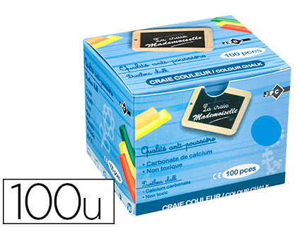 CRAIE JPC ORDINAIRE COLLECTIVIT COLORIS BLEU BOITE DE 100U