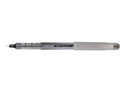 ROLLER UNIBALL EYE NEEDLE UB187 POINTE AIGUILLE NOIR