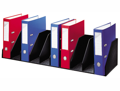 TRIEUR PAPERFLOW CASE FIXE POLYSTYRNE 9 CASES FIXES 210X290X820MM COLORIS NOIR