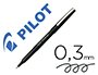 STYLO-FEUTRE PILOT FINELINER CRITURE FINE 0.3MM POINTE POLYACTATE BAGUE ENCRE LIQUIDE PERMET COPIES CARBONE NOIR
