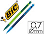PORTE-MINE BIC MATIC COMBOS 0.7MM EMBOUT GOMME CORPS ET AGRAFE COLORS 3 MINES HB          FUN