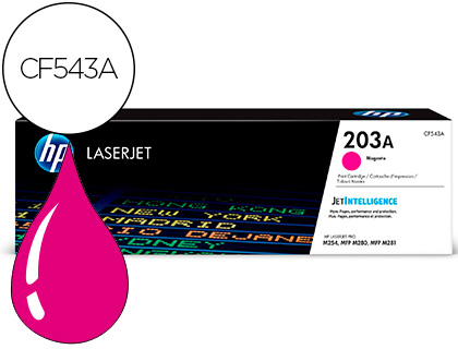 TONER LASER HP 203A ORIGINAL COULEUR MAGENTA