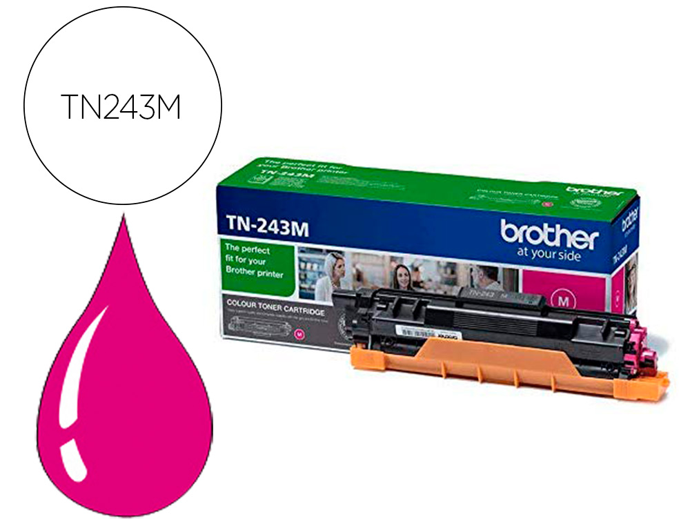 TONER BROTHER TN243M DCP-L3510CDW / HL- L3270CDW / MFC-L3710CW MAGENTA 1000      PAGES