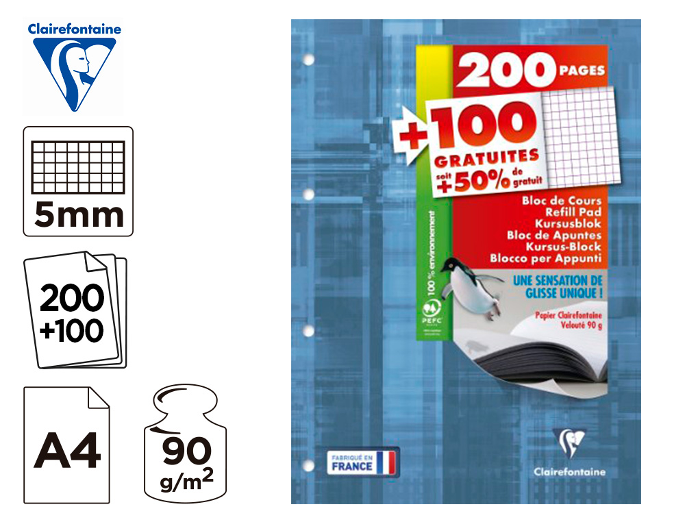 Stock Bureau - OXFORD Bloc Dessin Polypro A4 210X297 mm 200 Pages