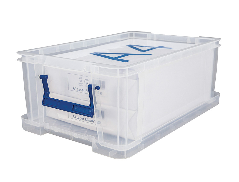 BOITE RANGEMENT FELLOWES POLYPROPYLENE RESISTANT       RECYCLABLE EMPILABLE DOUBLE   BASE RENFORCEE CLIP 10L