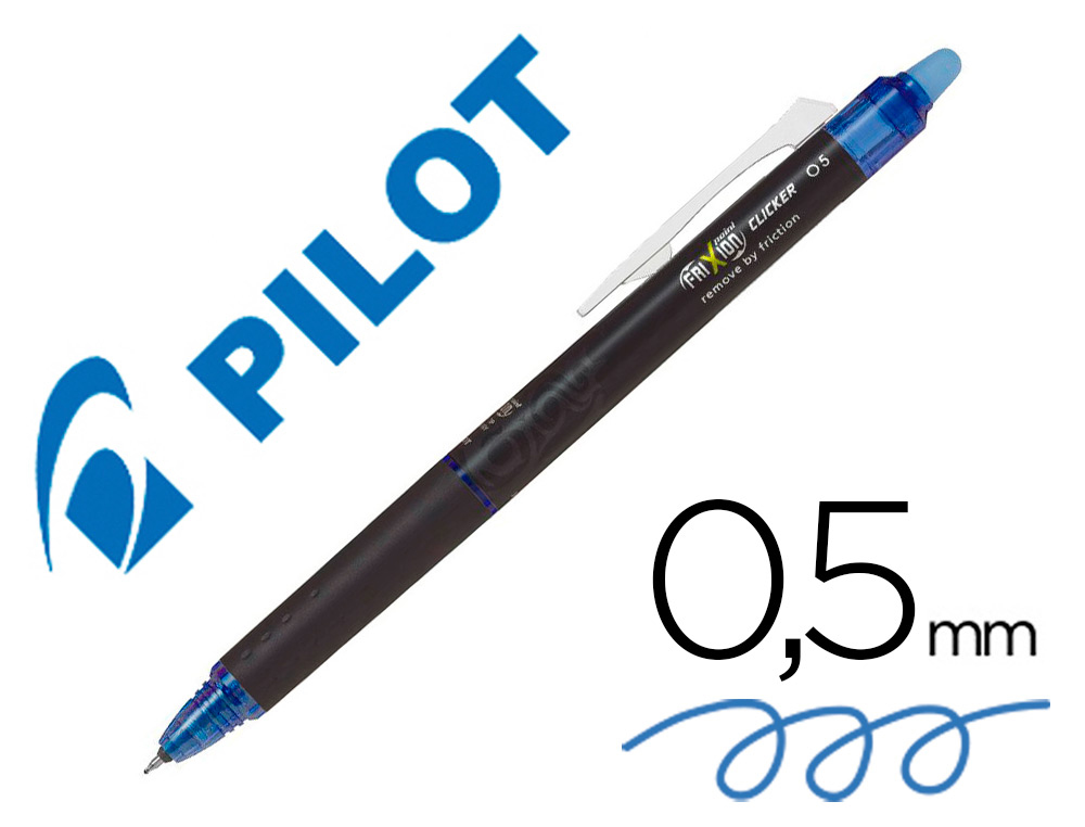 Pilot FriXion Clicker Stylo roller rétractable encre gel effaçable