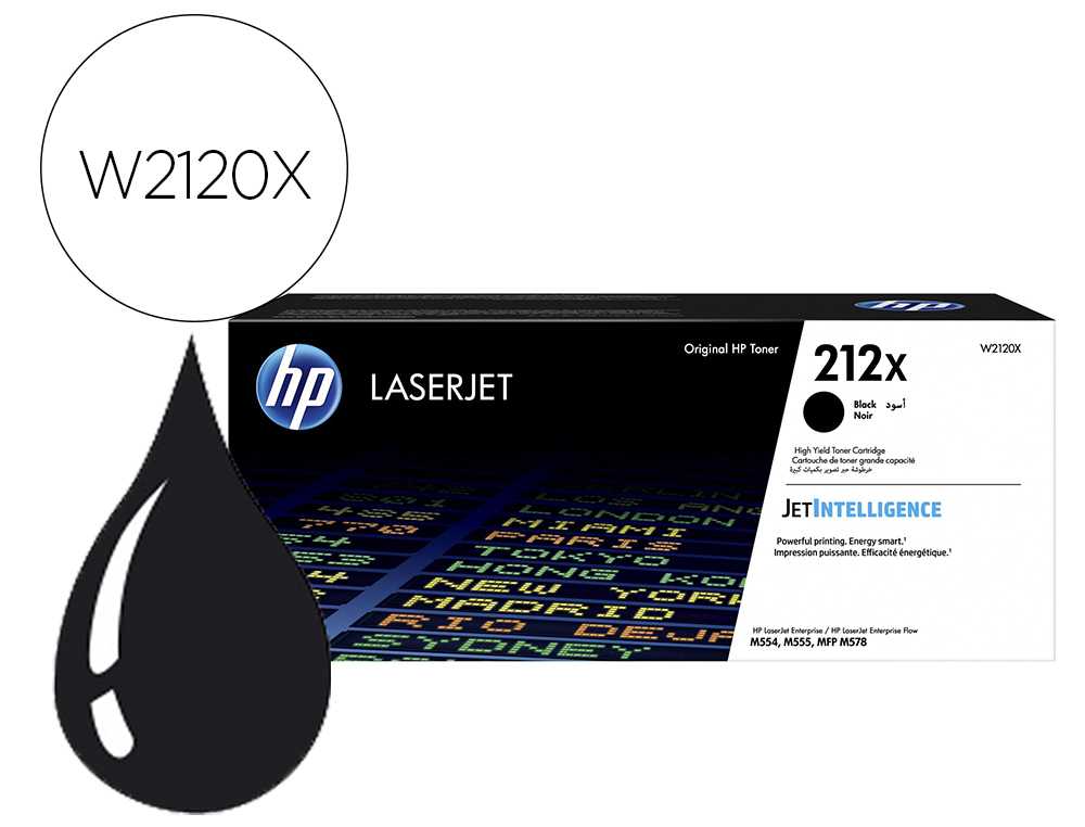 TONER HP HC ORIGINAL LASERJET 212X NOIR 13000 PAGES