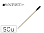 RECHARGE BILLE MONTEVERDE CROSS M POINTE MOYENNE        COLORIS NOIR TUBE 50 UNITES