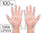 GANTS EN PLASTIQUE JETABLES TAILLE UNIQUE BOITE 100 UN