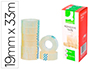 RUBAN ADHSIF Q-CONNECT CONOMIQUE RSISTANT TRANSPARENT 19MMX33M