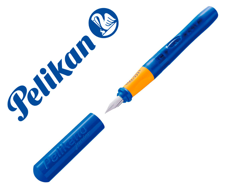 STYLO-PLUME PELIKAN PELIKANO JUNIOR DEBUTANTS BEC A POUR   DROITIERS COLORIS BLEU