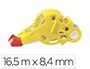 RECHARGE POUR COLLE UHU GLUE ROLLER PERMANENT ERGONOMIQUE  16.5MX8.4MM
