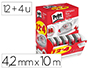 ROLLER DE CORRECTION PRITT COMPACT FLEX DIMENSIONS       4,2MMX10M PACK 12+4 UNITES