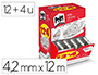 ROLLER DE CORRECTION PRITT REFILL FLEX DIMENSIONS        4,2MMX12M PACK 12+4 UNITES
