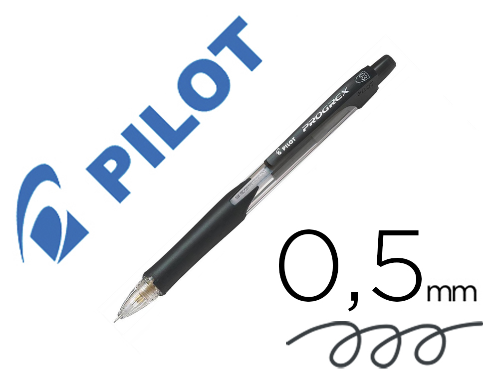 PORTE-MINES PILOT PROGREX BEGREEN RECHARGEABLE 0,5MM    COLORIS NOIR