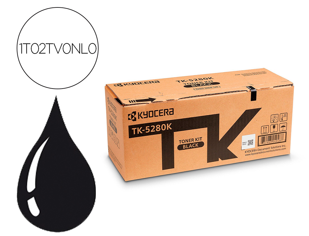 TONER KYOCERA TK5280K ECOSYSM6235 / 6635CIDN NOIR