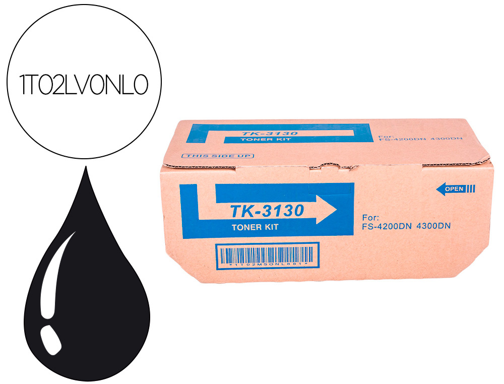 TONER KYOCERA -MITA FS4300DN / 4200DN NOIR  TK3130