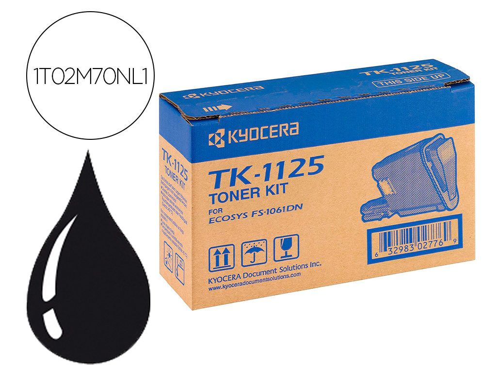 TONER  KYOCERA  TK1125-MITA FS-1061DN / 1325MFP NOIR