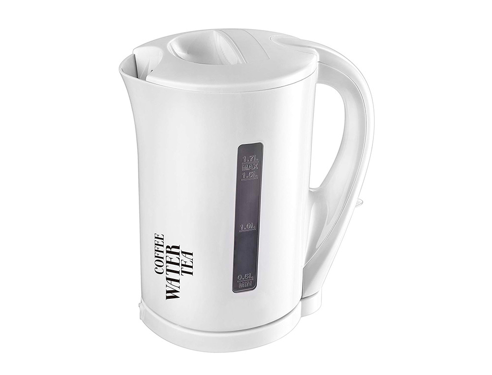 BOUILLOIRE ELECTRIQUE SANS FIL ARRET AUTOMATIQUE 200W    1700ML COLORIS BLANC
