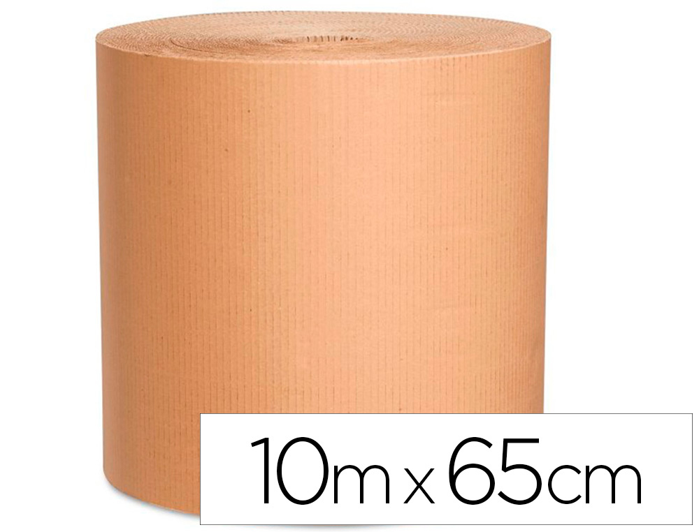 CARTON ONDULE 1FACE ROULEAU 65CMX10M