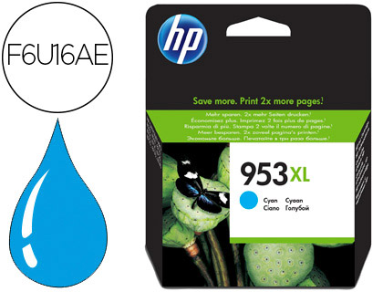 Prink Strasbourg  CARTOUCHE HP 953XL JET D'ENCRE F6U16AE COULEUR CYAN 1450P