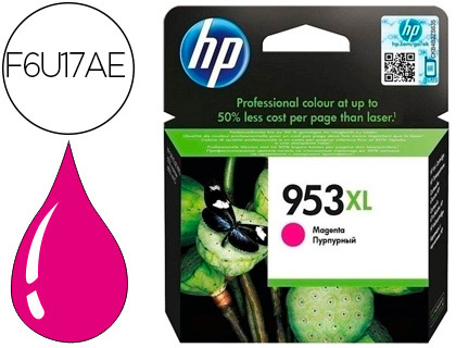 SECAM  CARTOUCHE HP 953XL JET D'ENCRE F6U17AE COULEUR MAGENTA 1450P