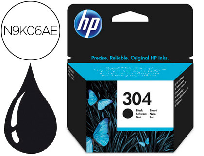 Office Expert  CARTOUCHE HP 304 JET D'ENCRE N9K06AE COULEUR NOIR 120P