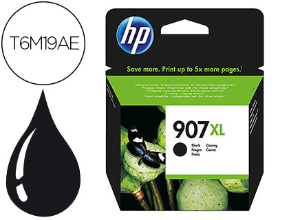 CARTOUCHE HP 907XL JET D'ENCRE T6M19AE COULEUR NOIR 1500P