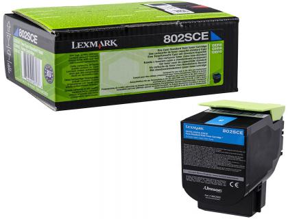 TONER LEXMARK 80C2SCE COULEUR CYAN 2000 PAG