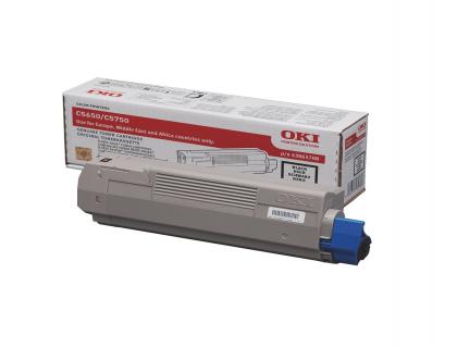 TONER OKI C650 COULEUR NOIR 8000 PAG