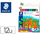 STYLO FEUTRE STAEDTLER 325 POINTE MOYENNE 1MM PACK DE 12 COULEURS ASSORTIES
