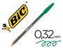 STYLO-BILLE BIC CRISTAL CRITURE MOYENNE 0.5MM ENCRE CLASSIQUE BILLE INDFORMABLE CAPUCHON COULEUR ENCRE VERT