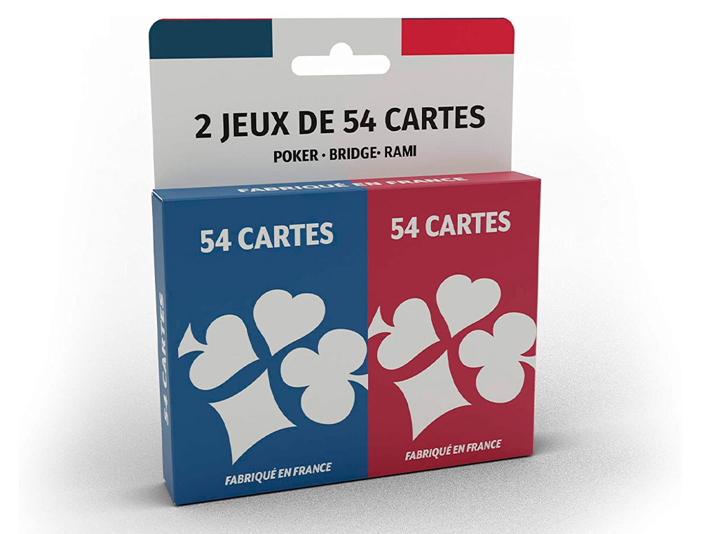 Jeu de cartes Cartamundi 54 cartes Eco format - Jeux classiques