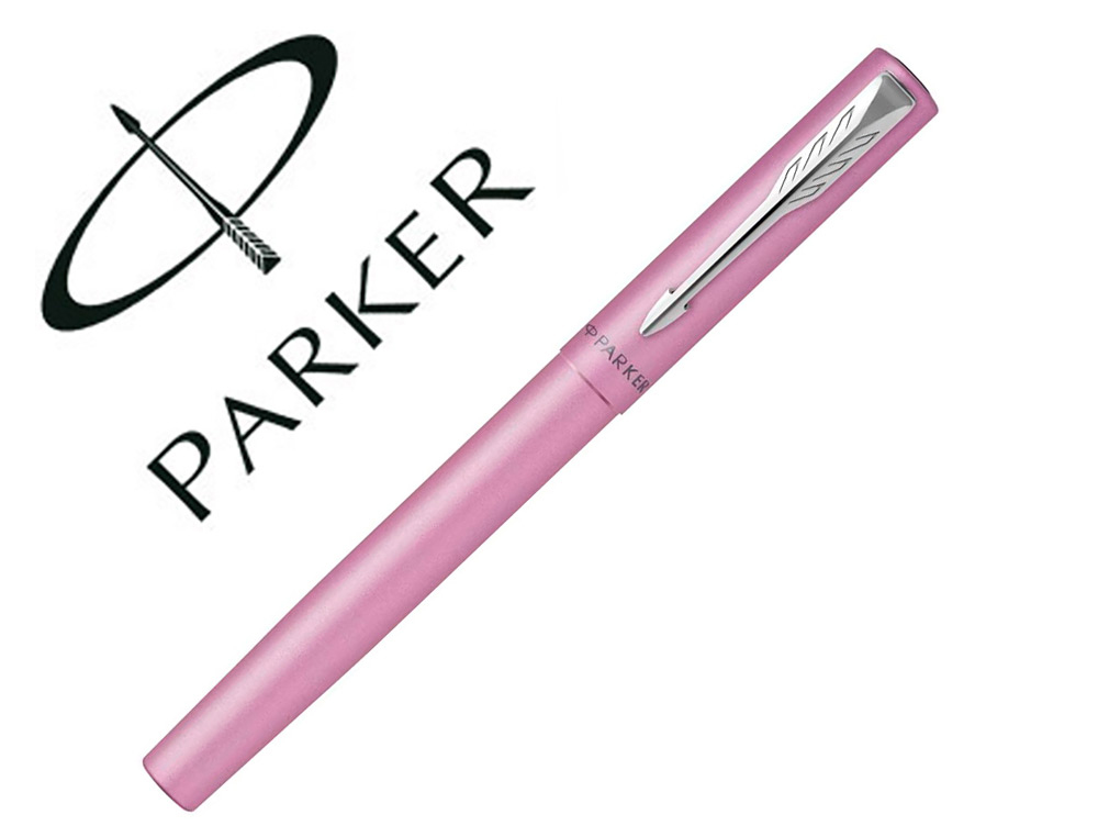 STYLO PLUME PARKER VECTOR XL METALLIQUE POINTE MOYENNE     LILAS COFFRET CADEAU