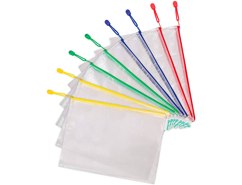 POCHETTE RENFORCEE TARIFOLD A4, 330 * 240 COLORIS         ASSORTIS SACHET DE 8