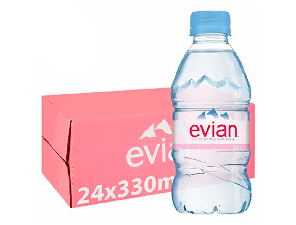 EAU PLATE ÉVIAN BOUTEILLE 1L