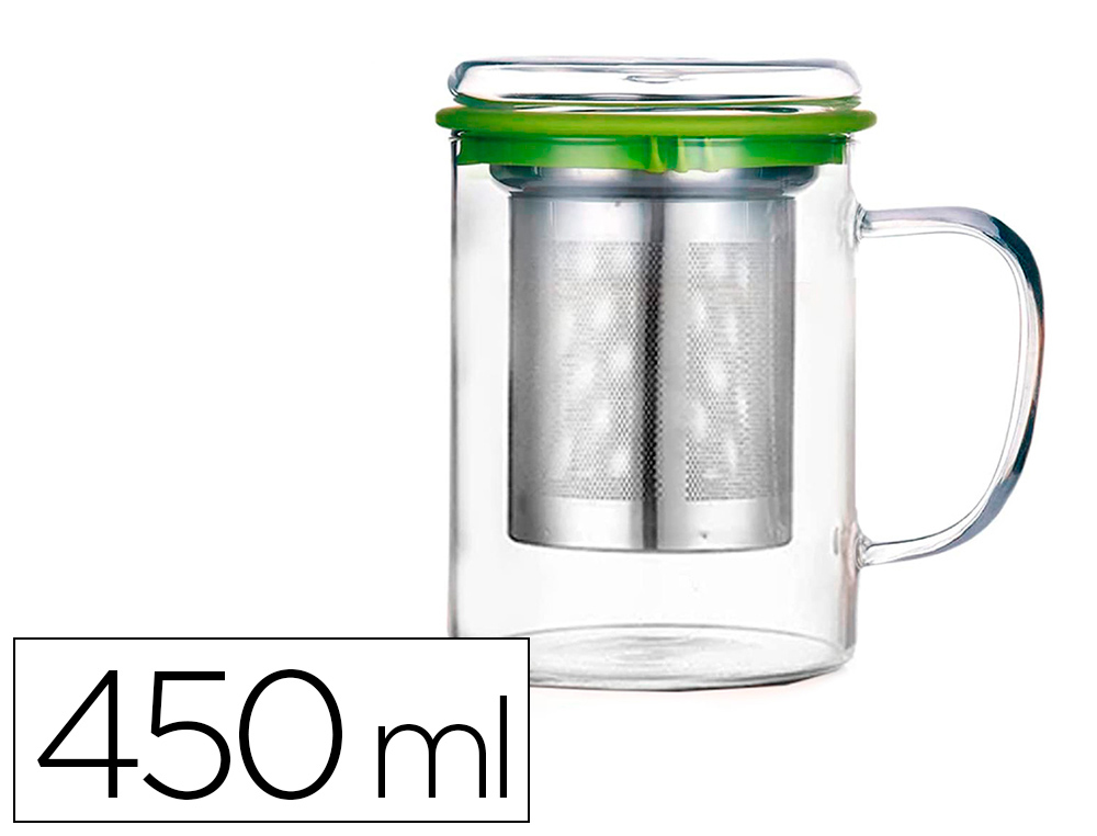 TASSE   INFUSER 450ML AVEC FILTRE EN INOX