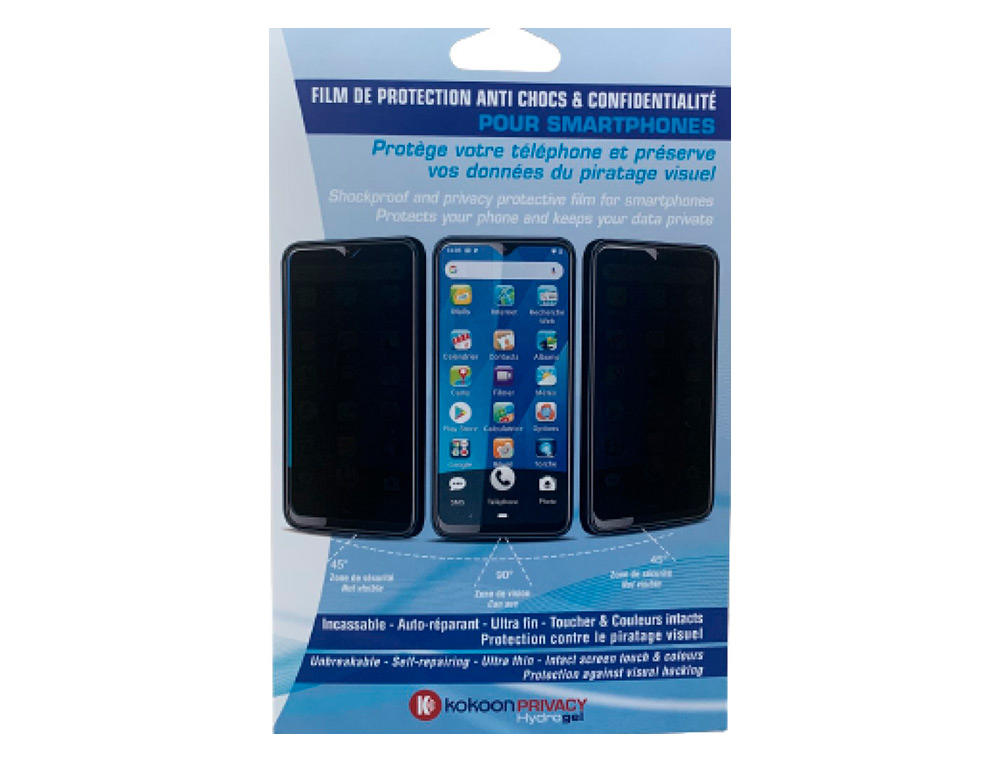 FILM PROTETION HYDROGEL ANTI ESPION PACK DE 20 PIECES