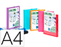 BOITE DE CLASSEMENT COOLBOX A4 DOS 3CM POLYPROPYLENE      ESSENTIEL RECYCLE COLORIS     ASSORTIS