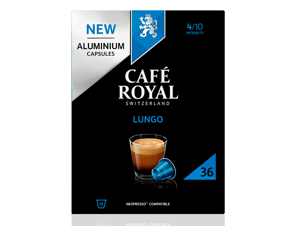 Achat Café Royal · Capsules de café en aluminium · Lungo